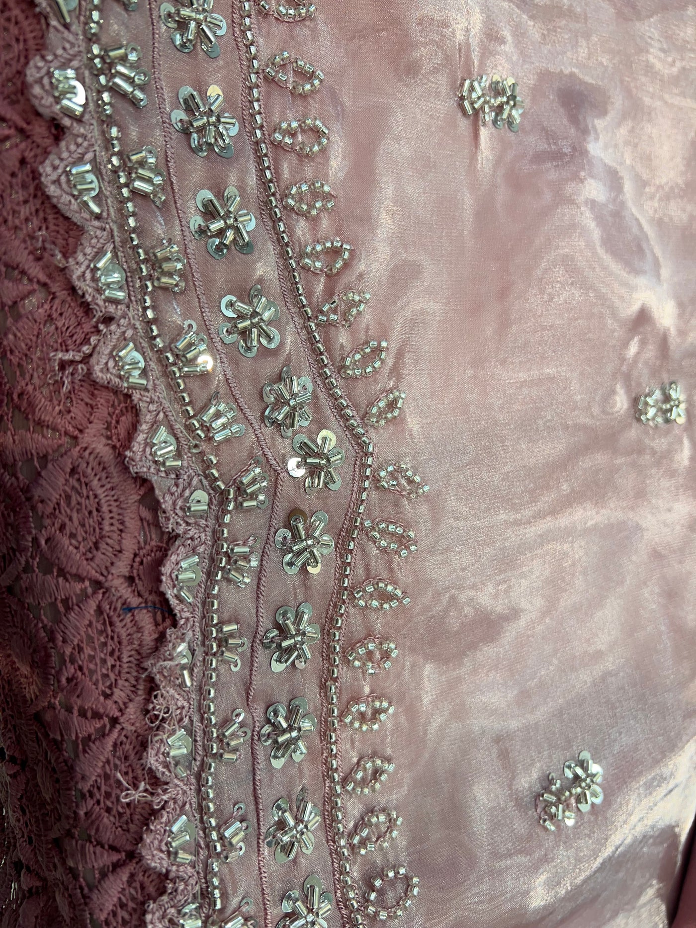 Organza Handwork suit 2254