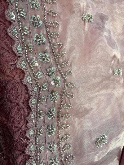 Organza Handwork suit 2254