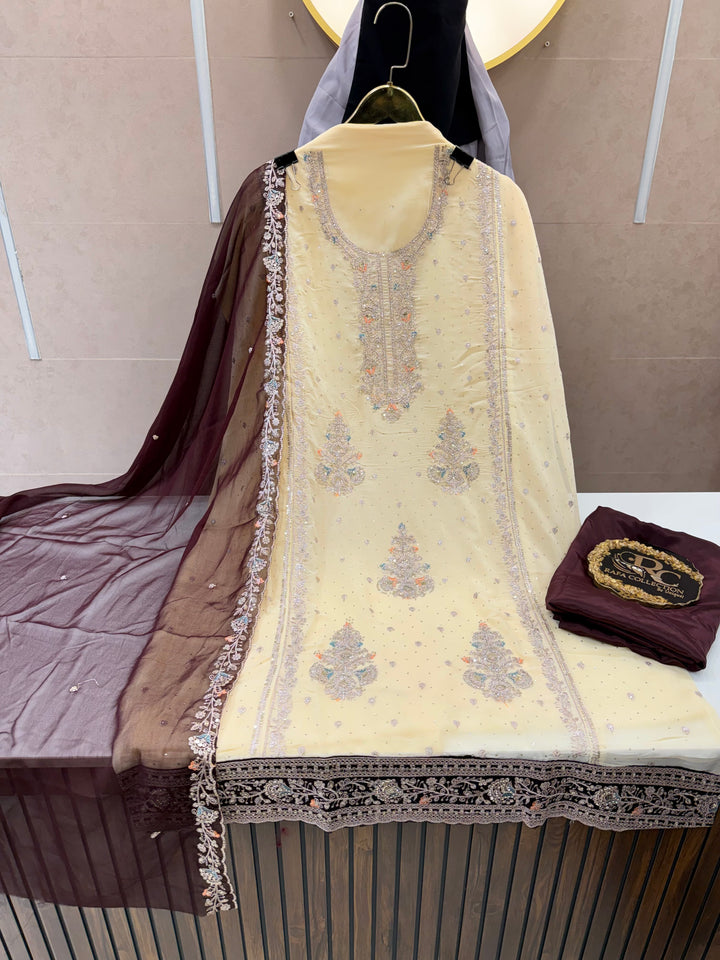 Georgette unstitched suits