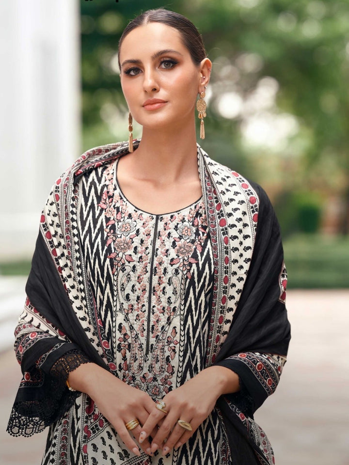 The hermitage cotton embroided suits
