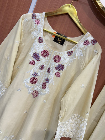 Pakistani Embroidered co-ord set 2729