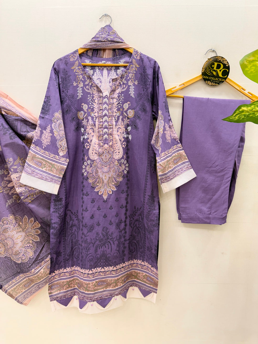 Cotton Pearl Work Suit for Women
 7011