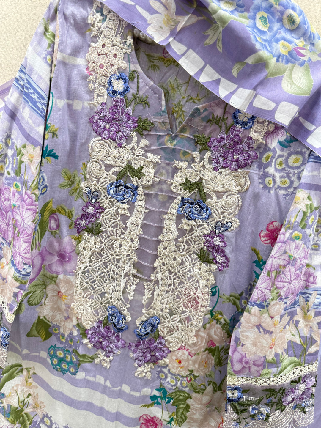 Cotton patchwork Suits