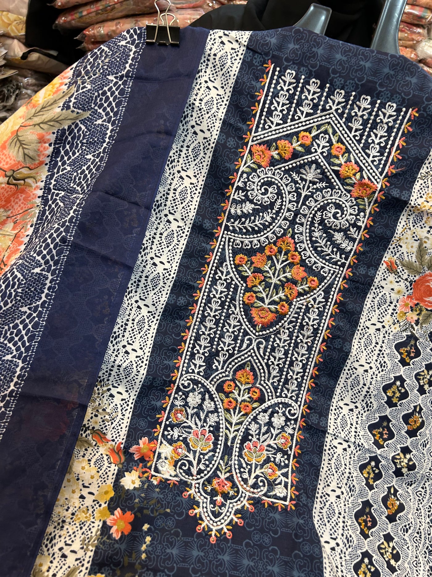 Semi Cotton Unstich Suit 1269