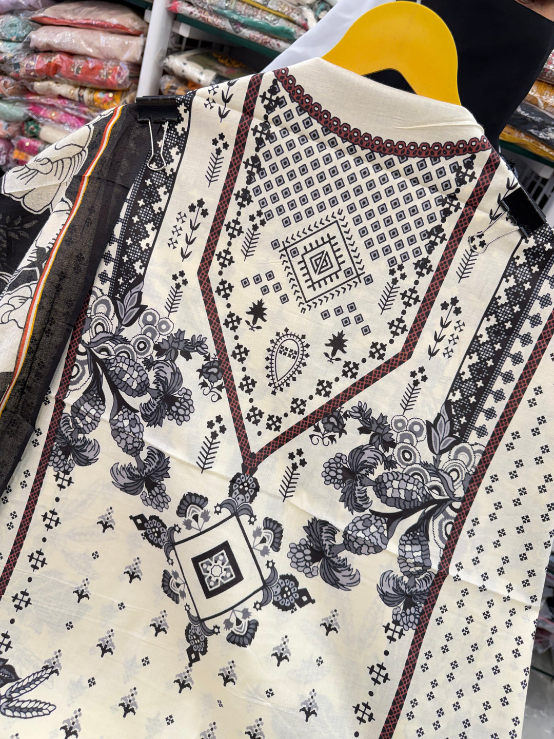 Cotton printed unstitched suits 2900