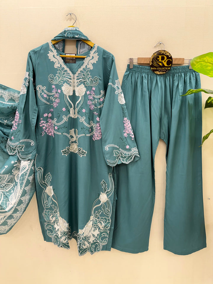 Pakistani embroidered suit