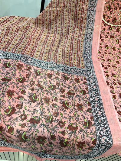 Cotton kurti pant set