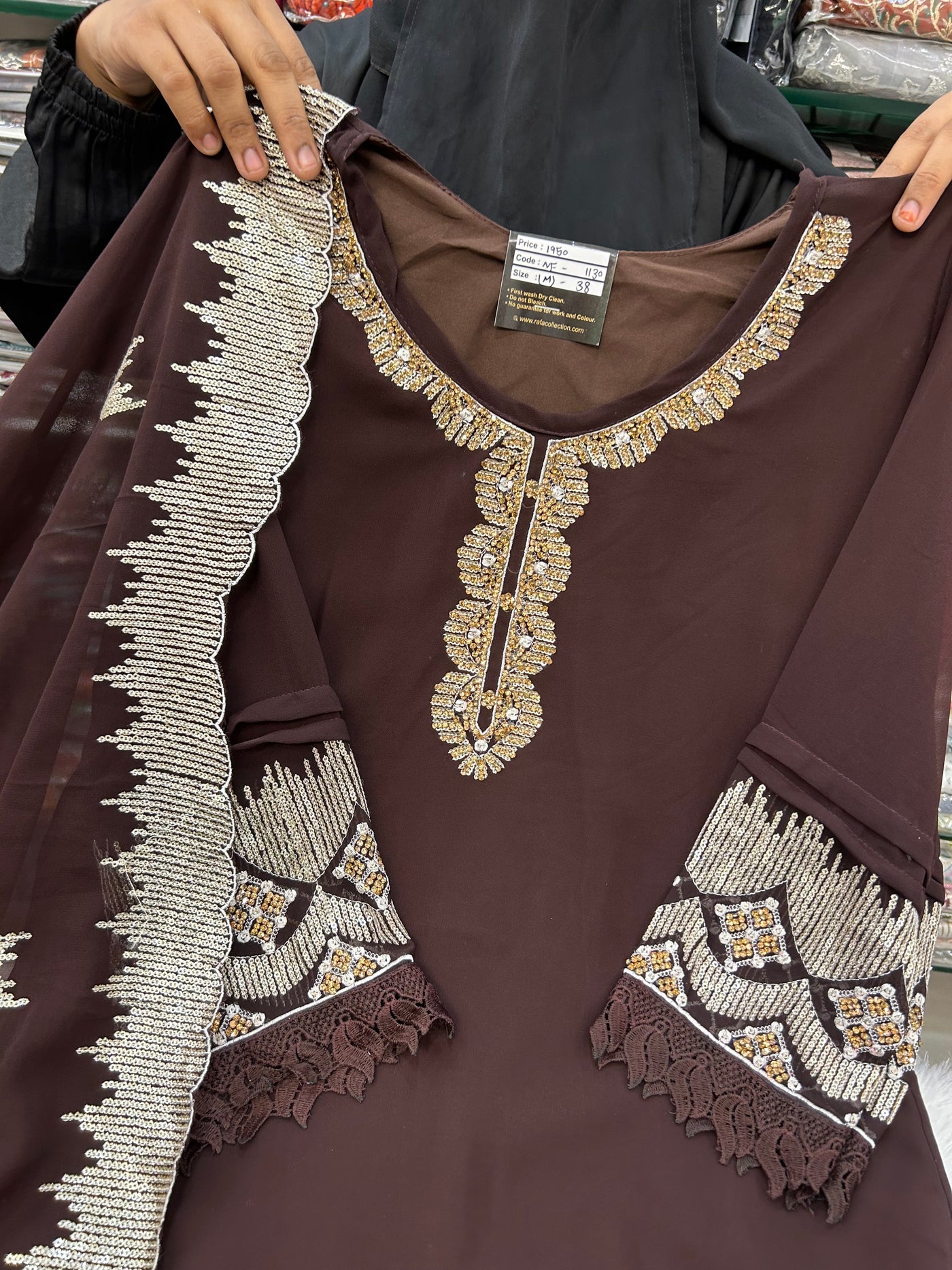 Georgette handwork suit 1130