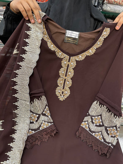 Georgette handwork suit 1130