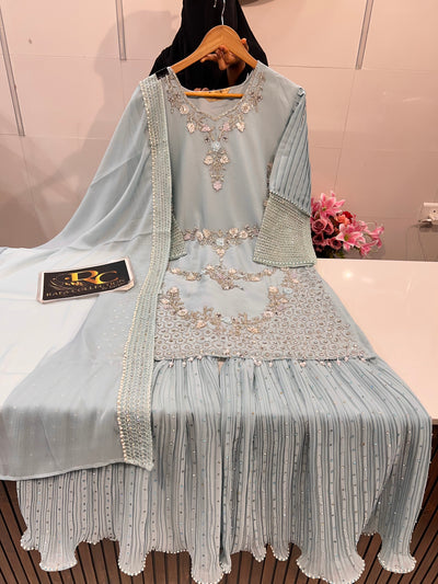 Bridal Handwork Garara suits 1011