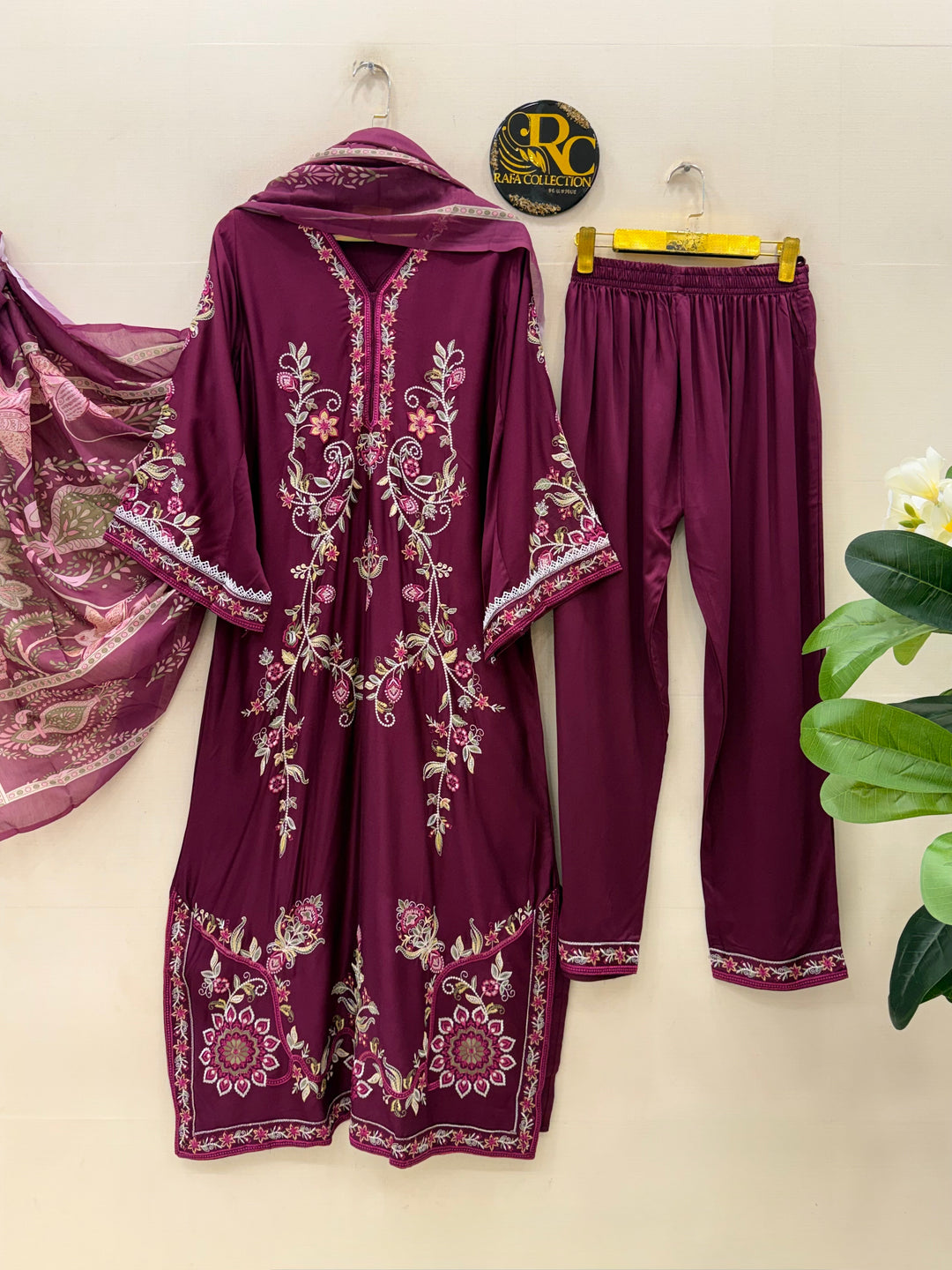 Embroidered Long Kaftan’s