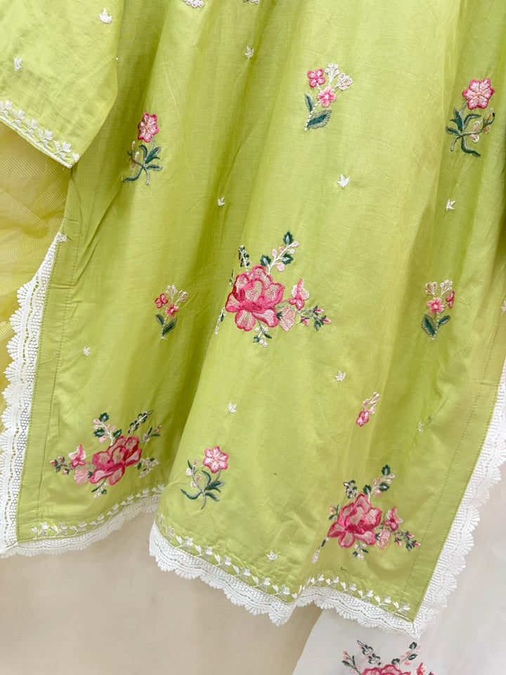Cotton Embroidered Suits