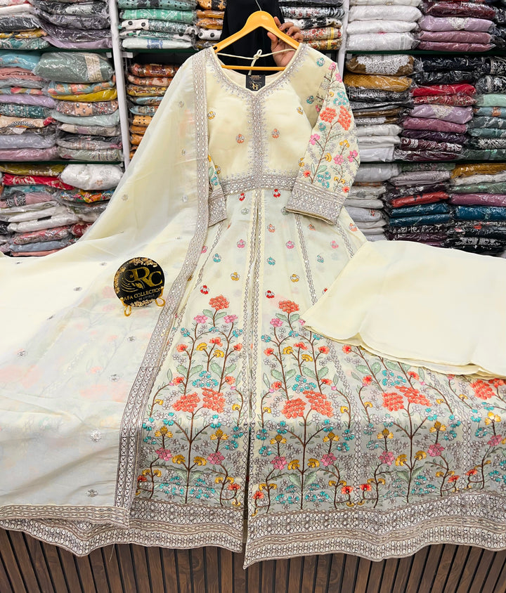 Gown Style Plazzo Suit 126212