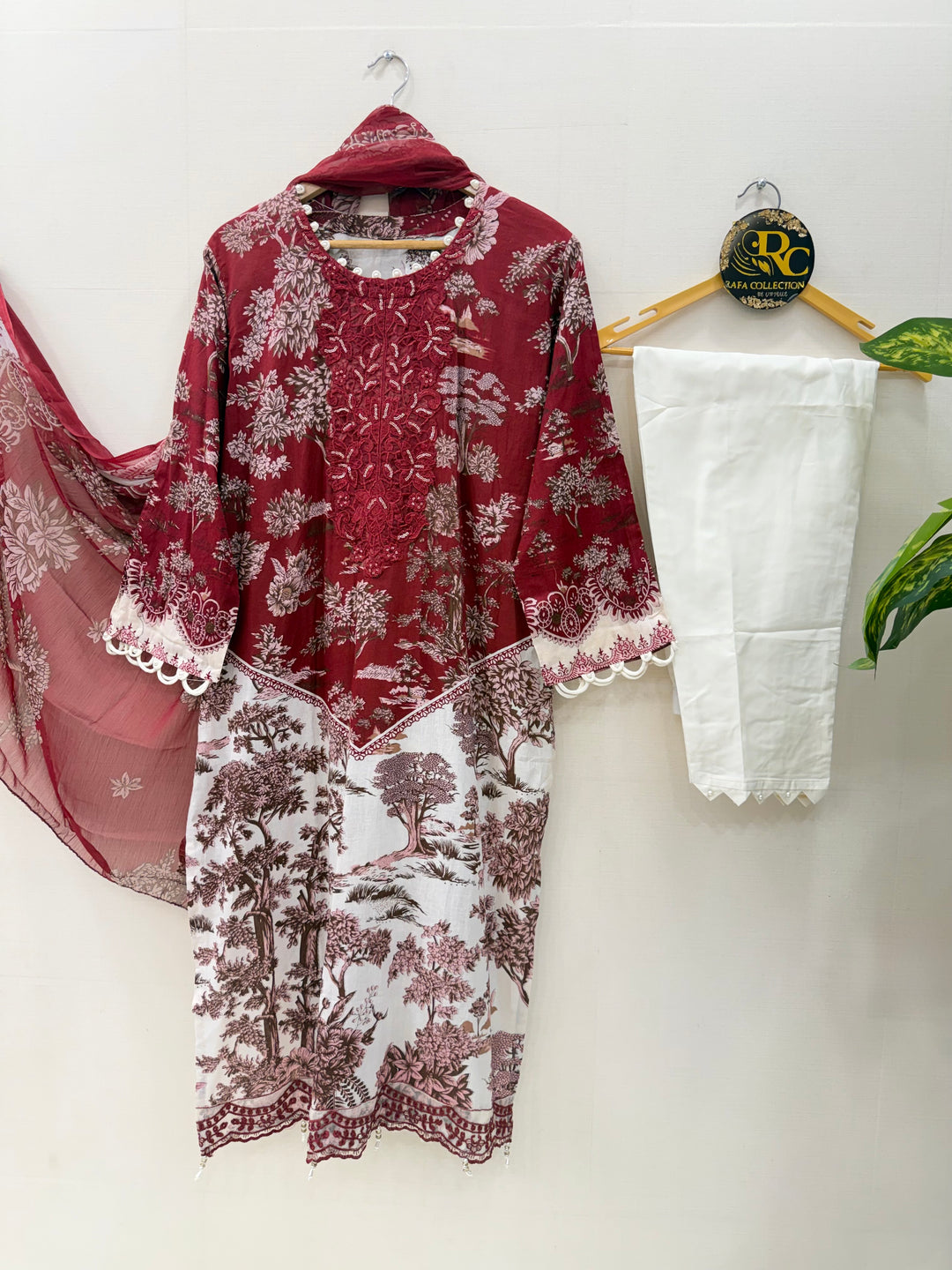 Pakistani patch work suit 0219