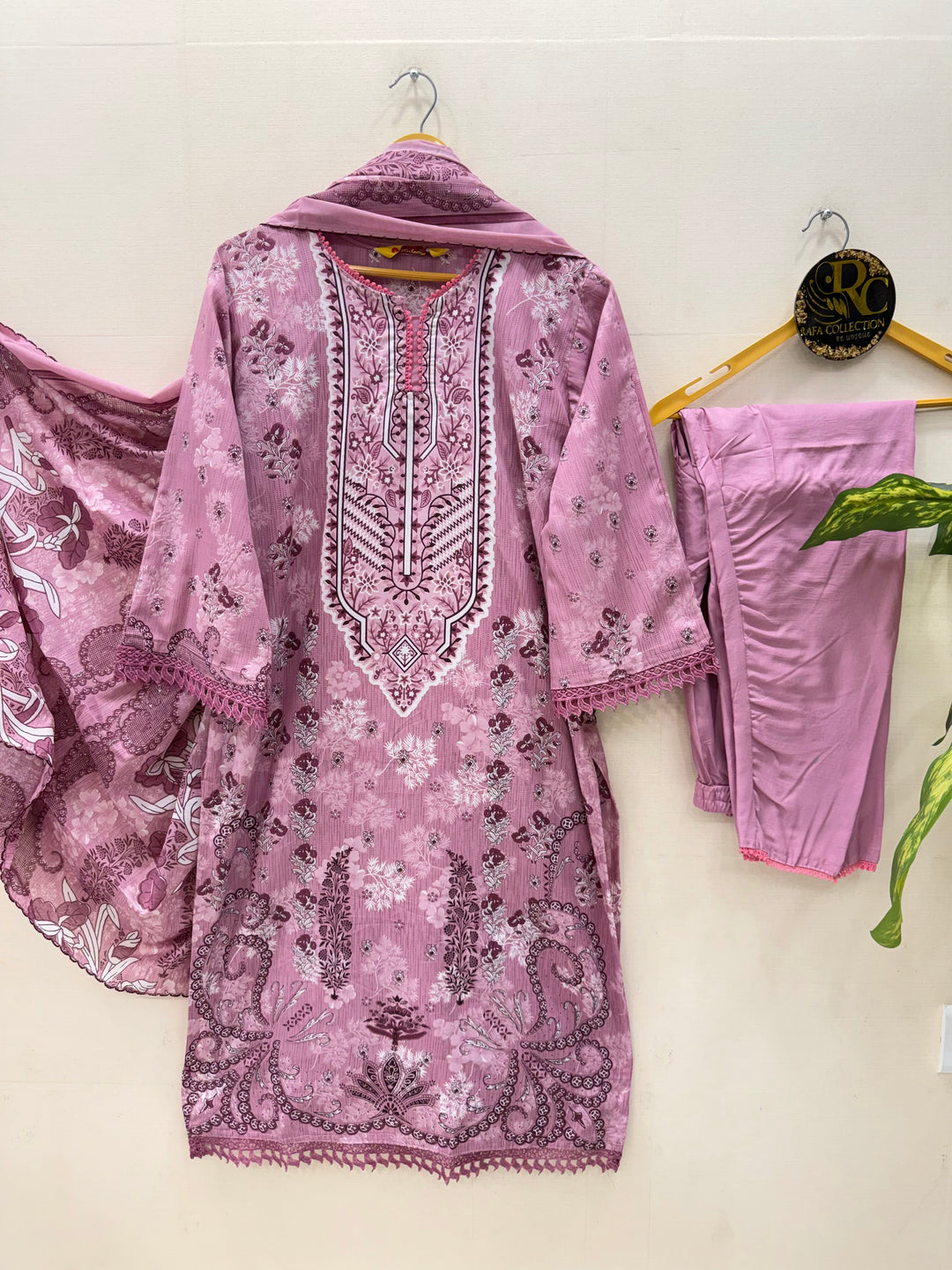 Semi Cotton printed Suits
