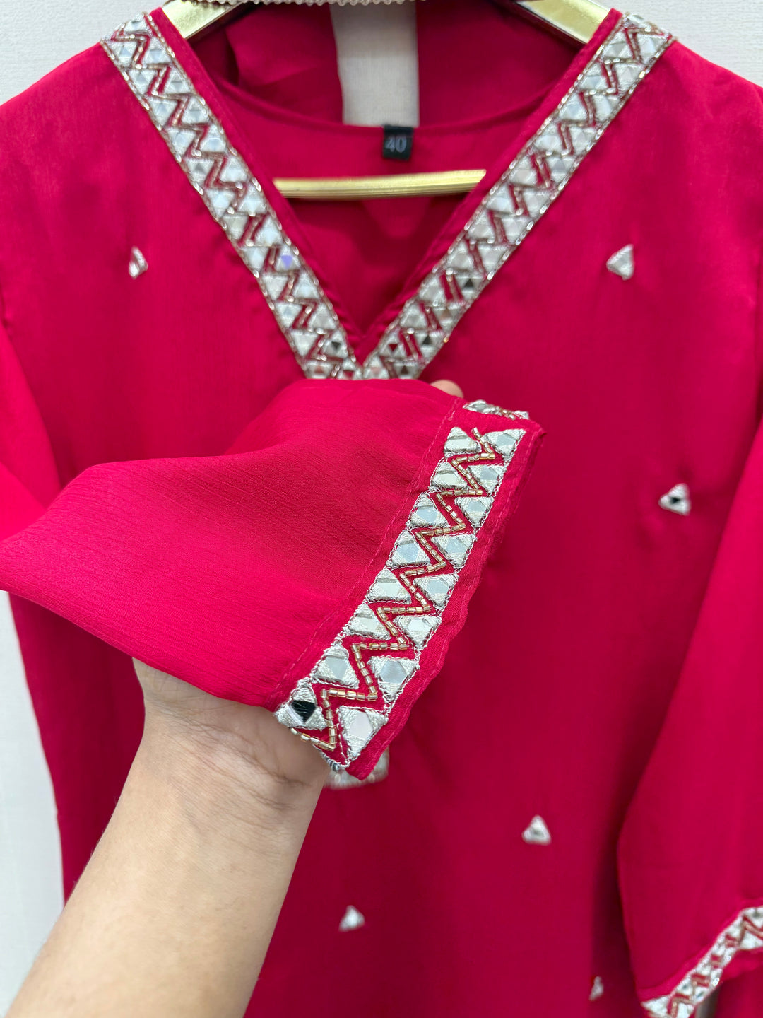 Mirror work suits