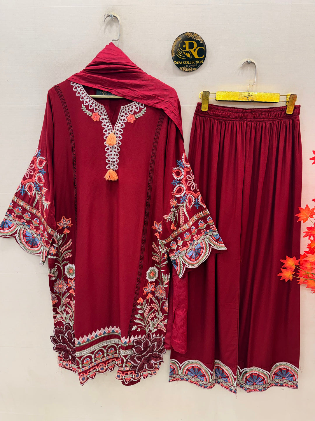 Embroidered Cutwork Suits