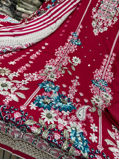 Rayon unstitched suits 2792