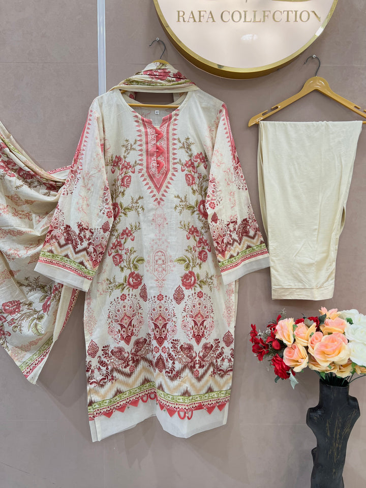Cotton printed suits