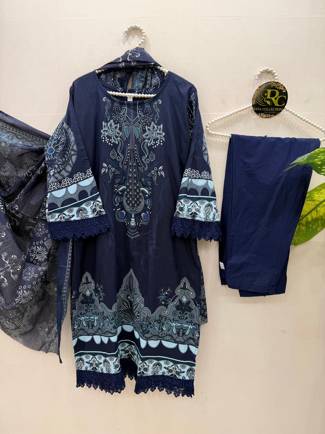 Cotton ready to wear suits 5018