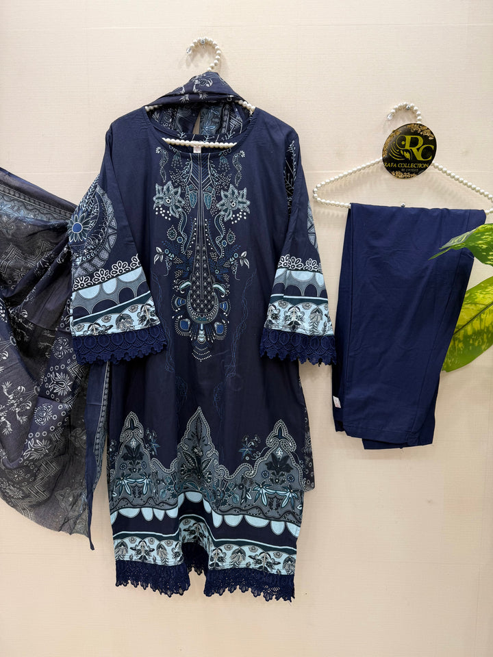 Cotton ready to wear suits 5018