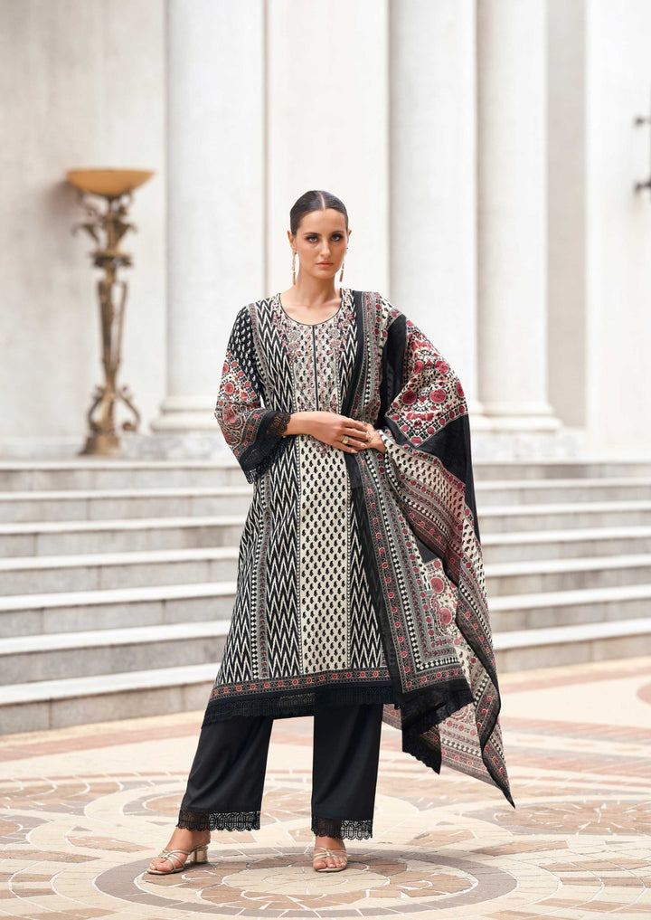 The hermitage cotton embroided suits