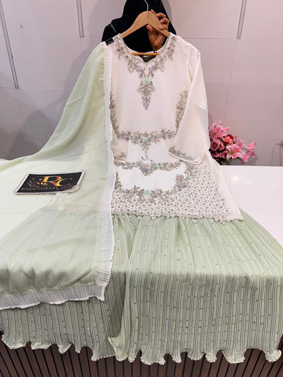 Bridal Handwork Garara suits 1011