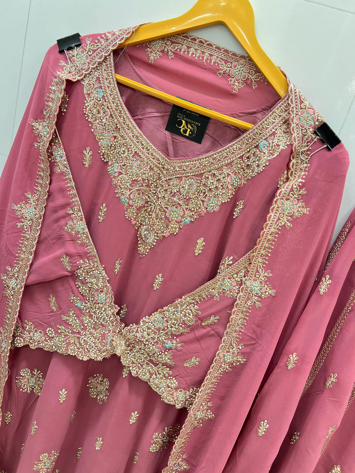 Party wear flaired plazzo suits 2822