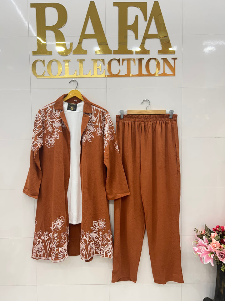 Imported crinkle Co-ord sets 3108