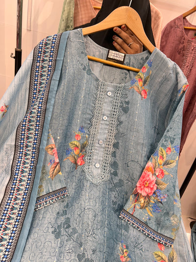 Pakistani print suit 460