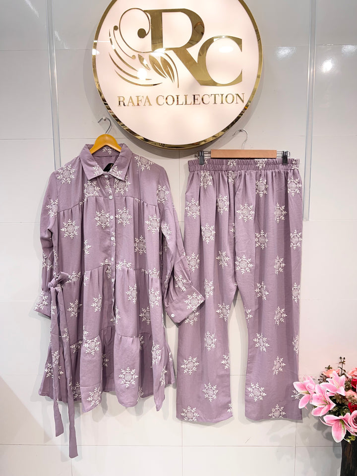 Embroidered Co-ord set 2304