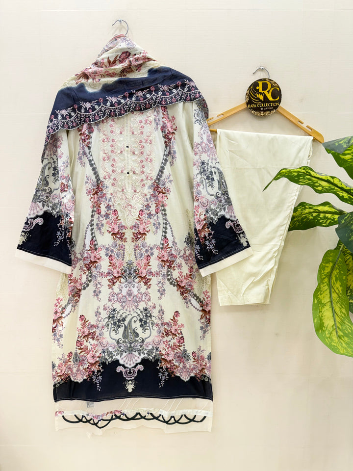 Cotton embroided suits for women