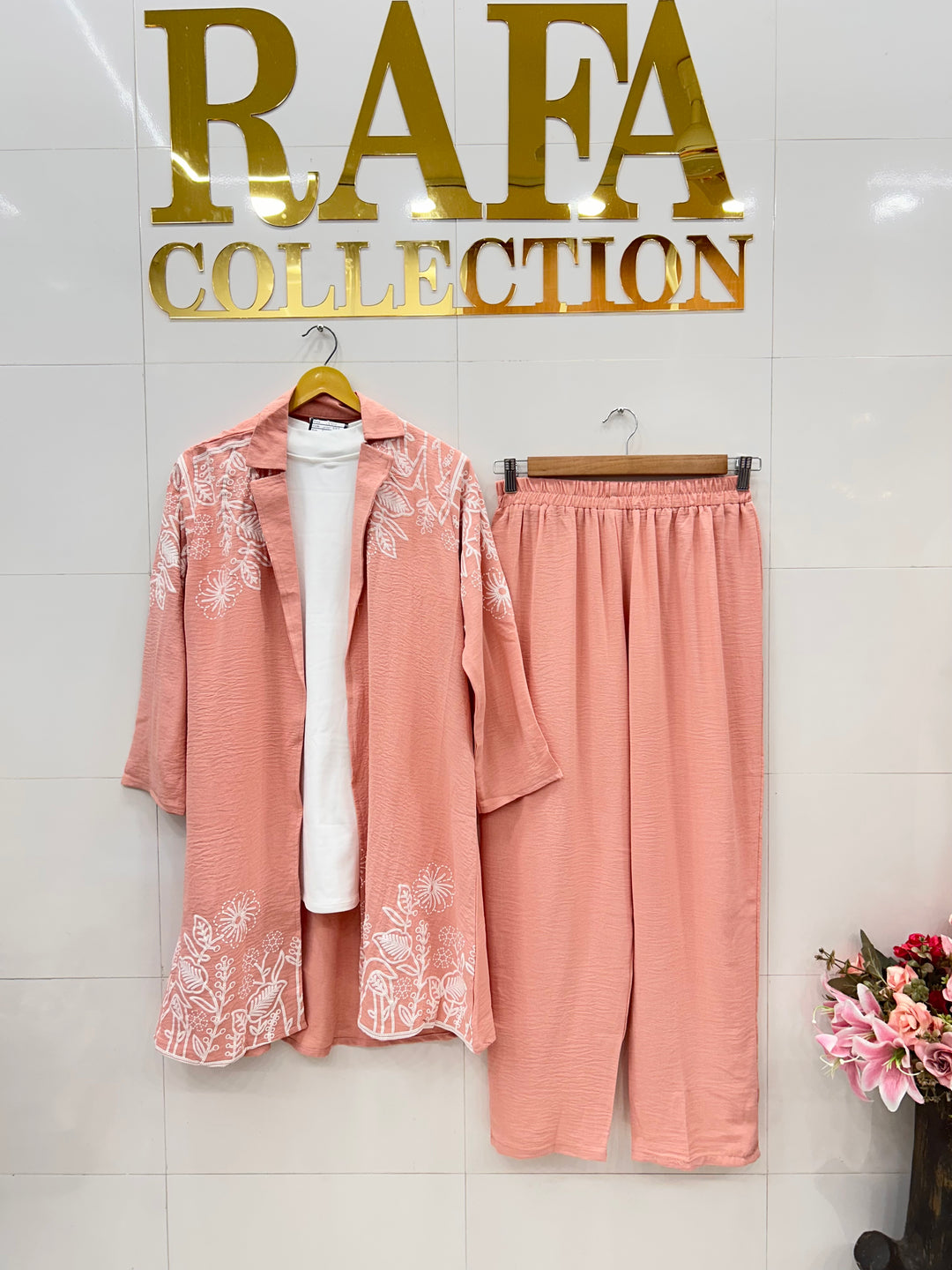 Imported crinkle Co-ord sets 3108