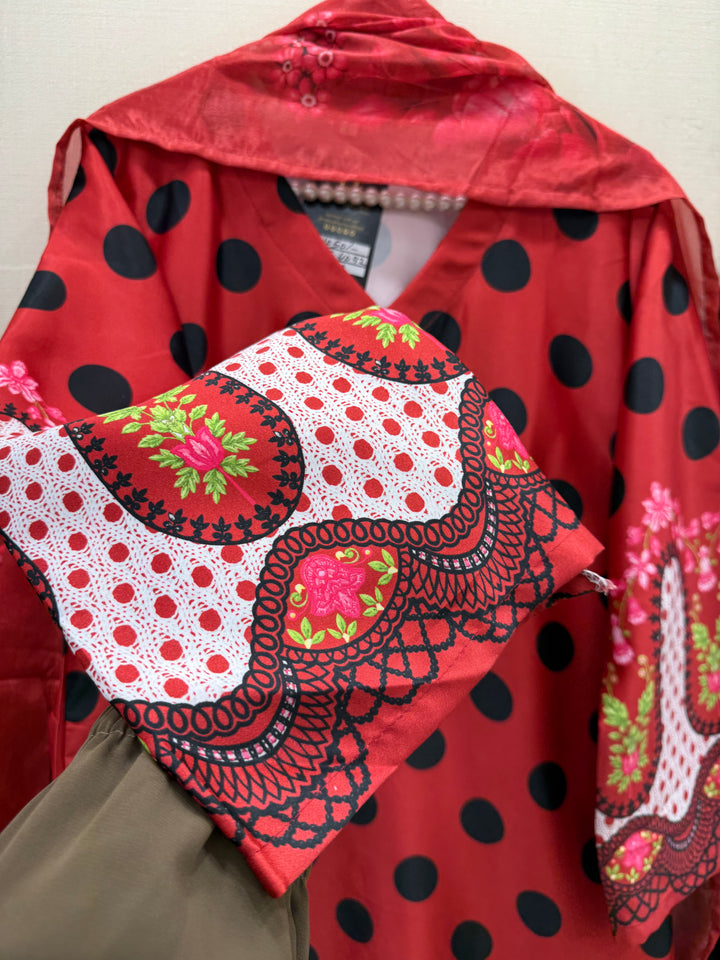 Satin Polka Dot Suits
