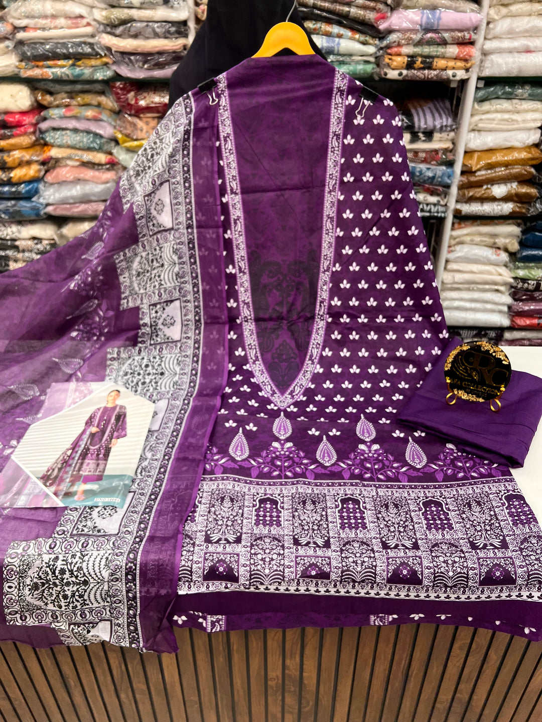 Cotton unstitched suits 2777