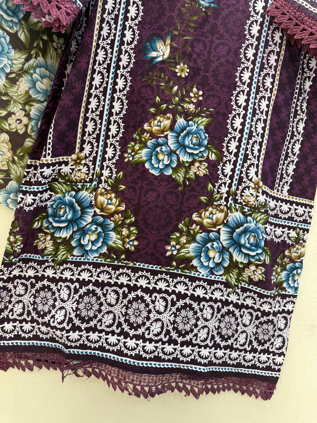 Semi Cotton printed Suits
