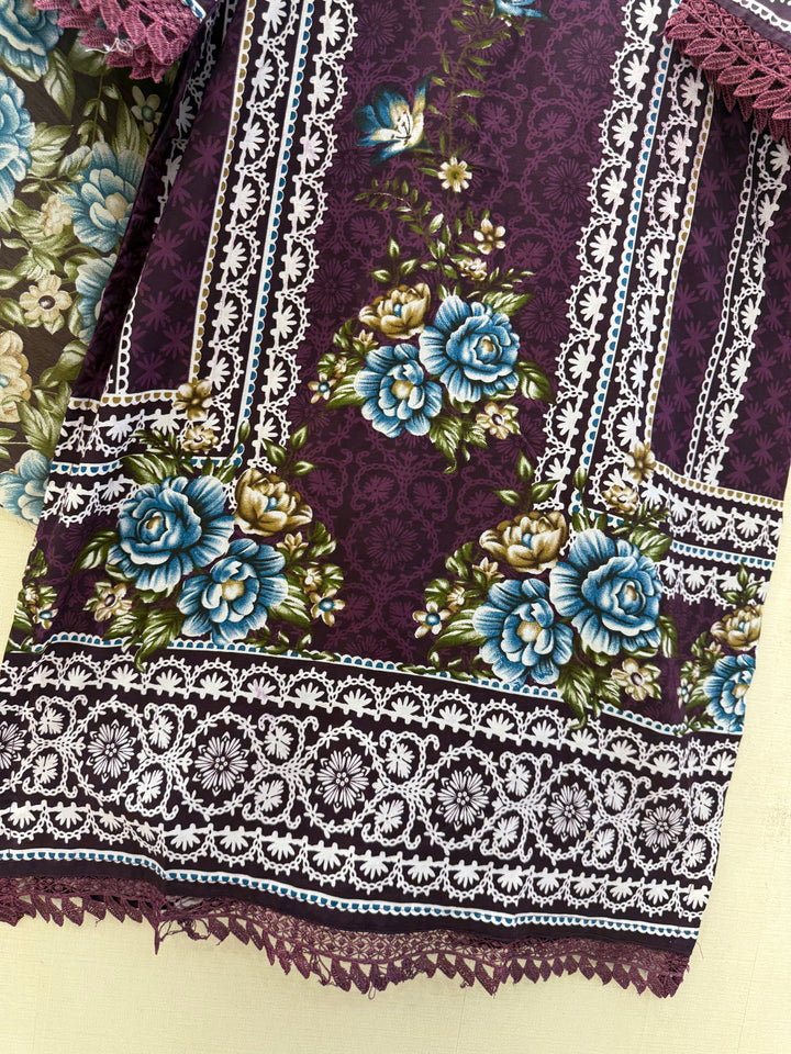 Semi Cotton printed Suits