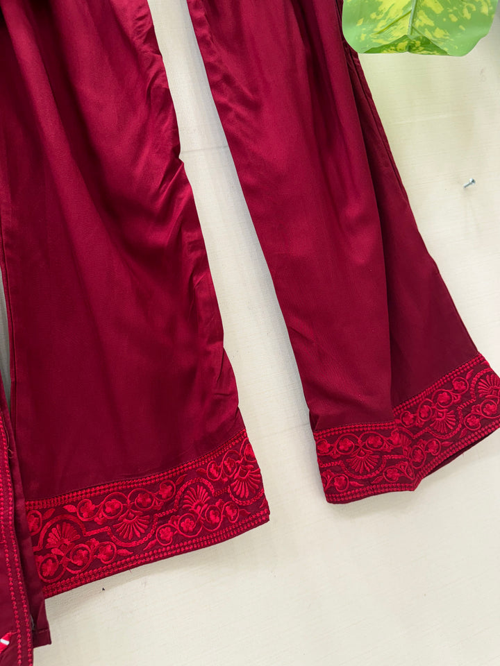 Rayon Embroidered suits