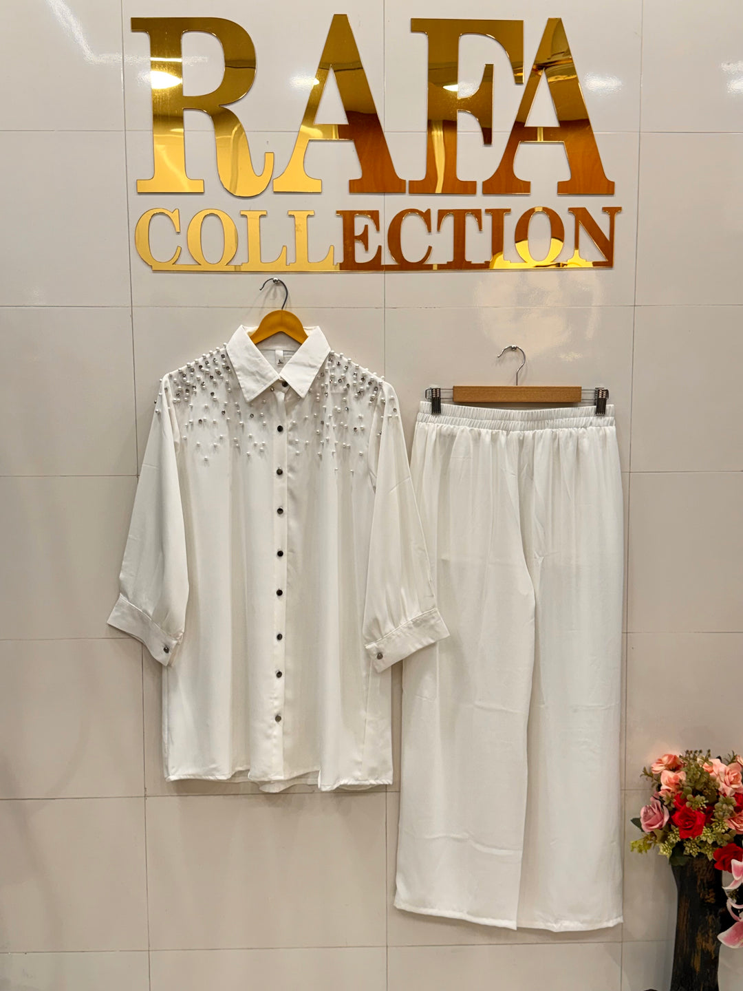 Imported pearl co-ord sets 2845