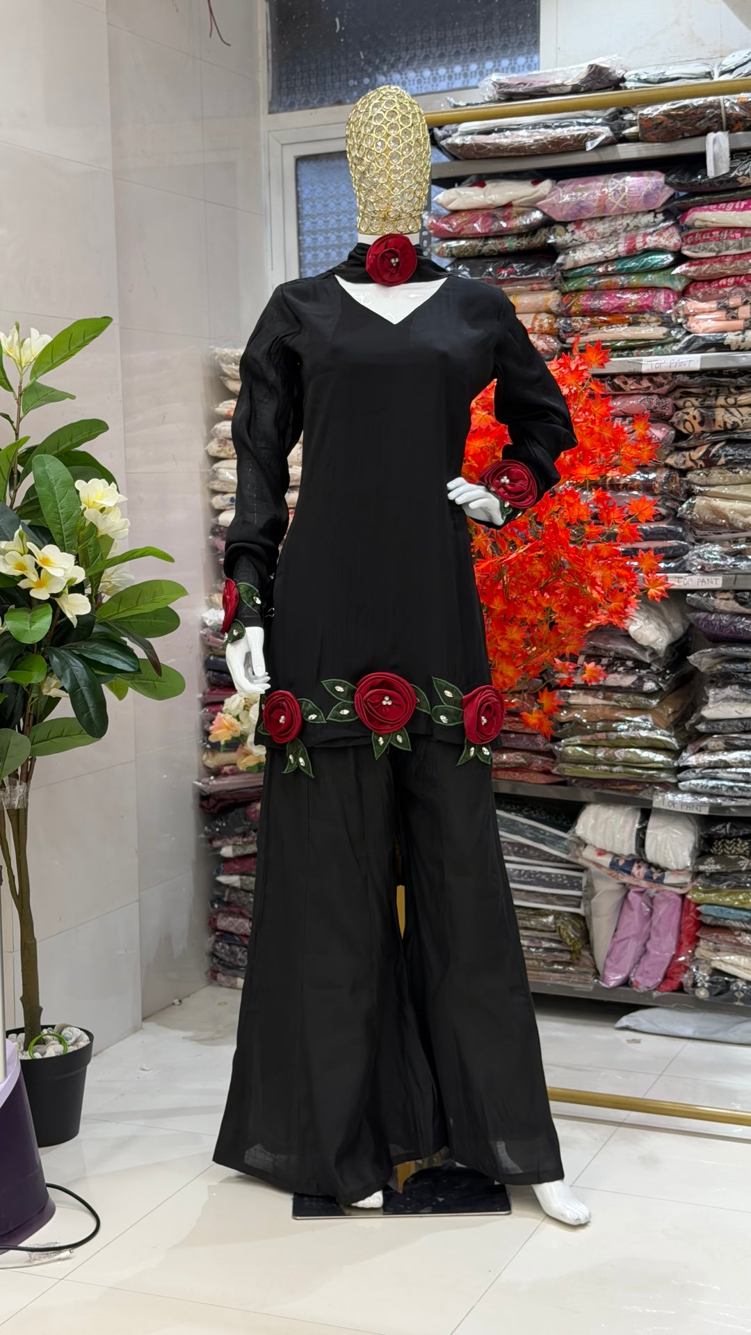 3D flower suits