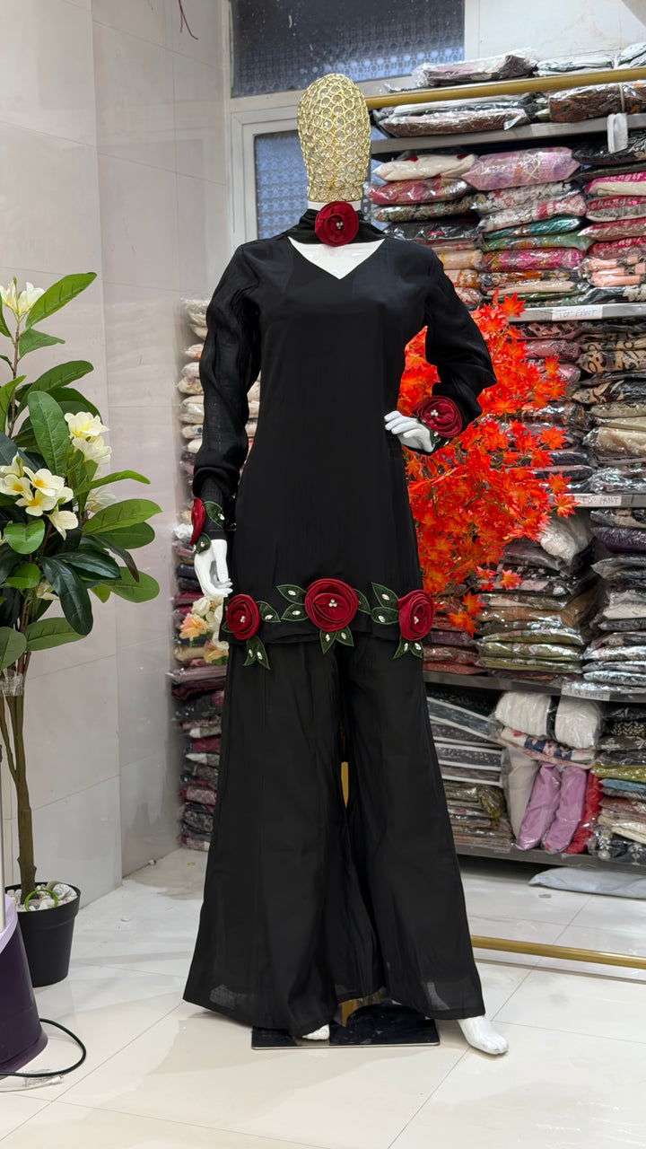 3D flower suits