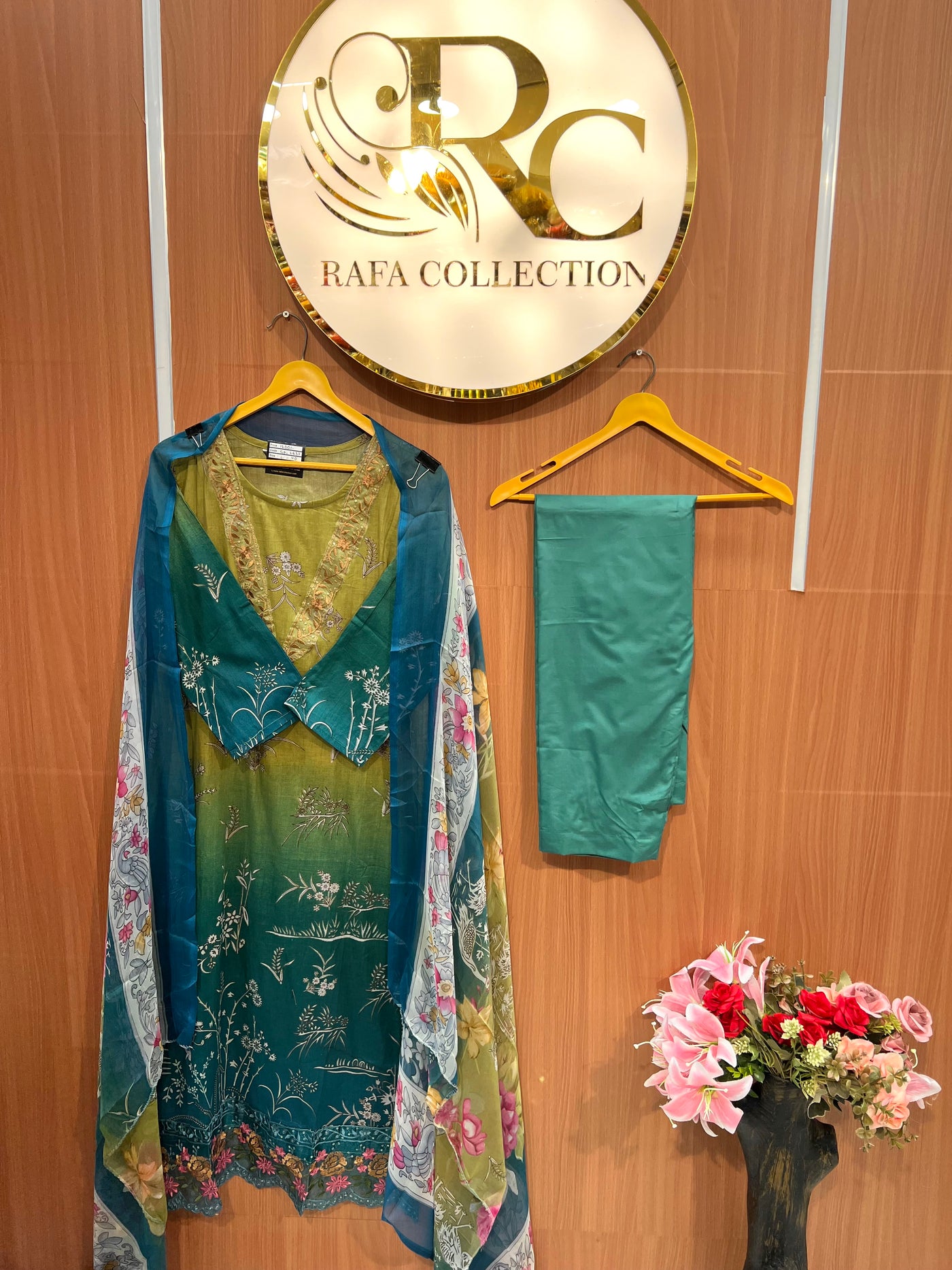 Cotton Embroidered suits 2637