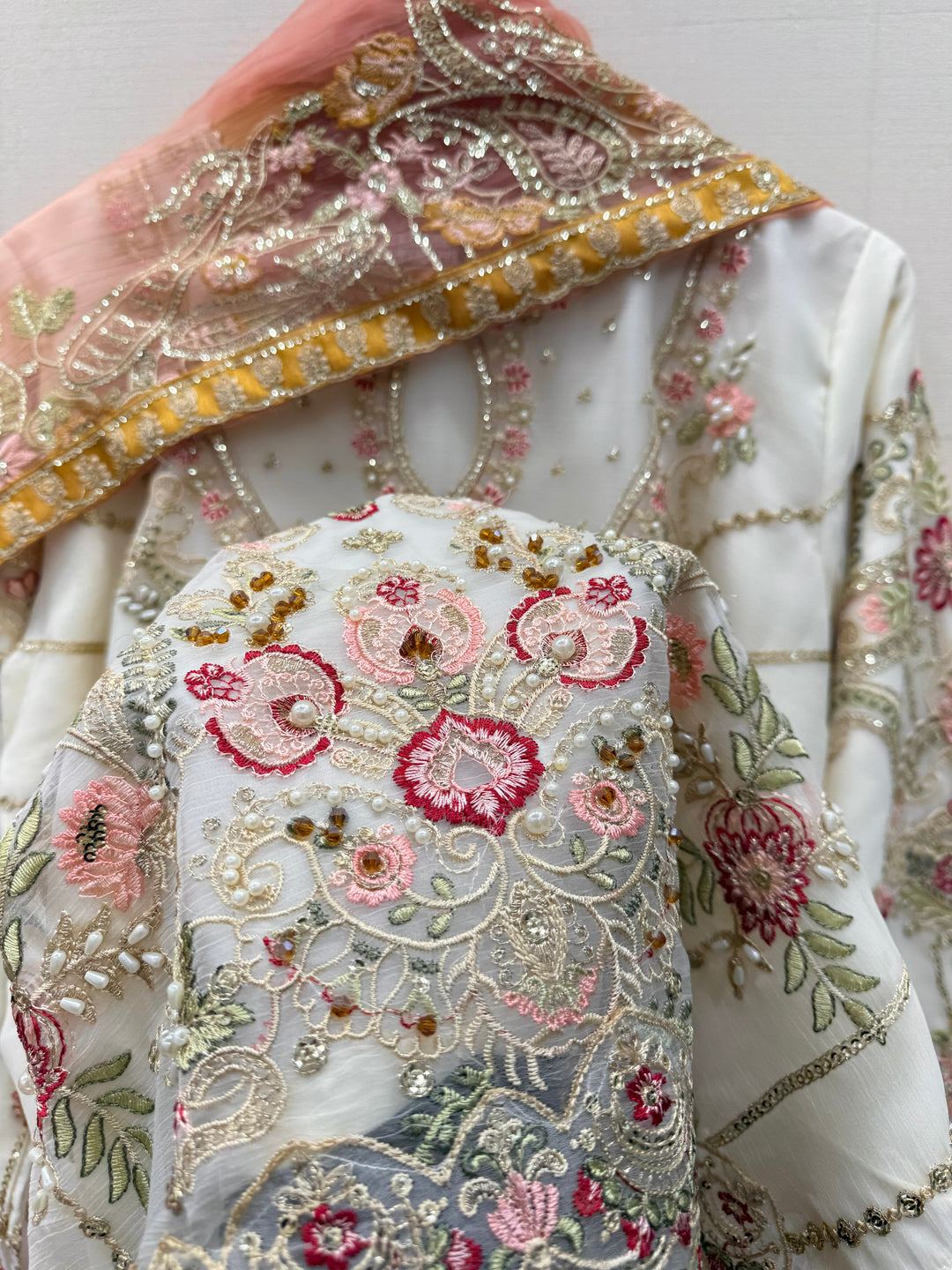 Pakistani shiffon Garara suits for women  7018