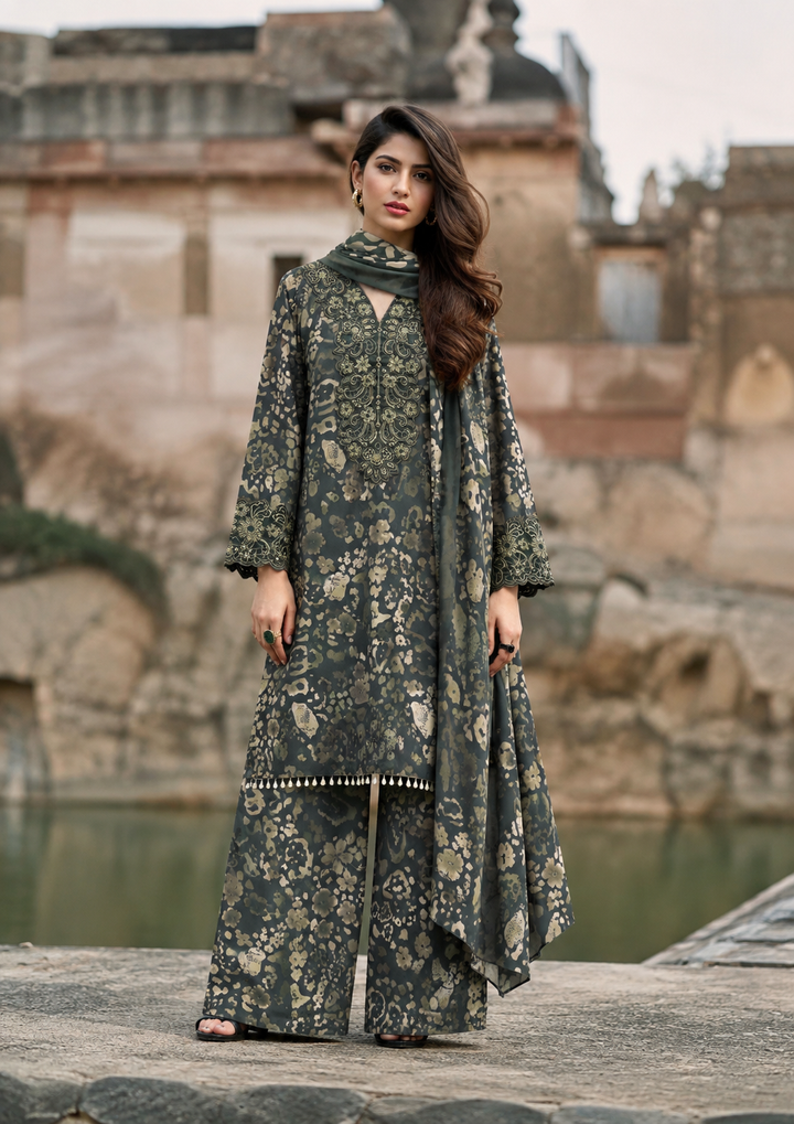 Satin patchwork Suits