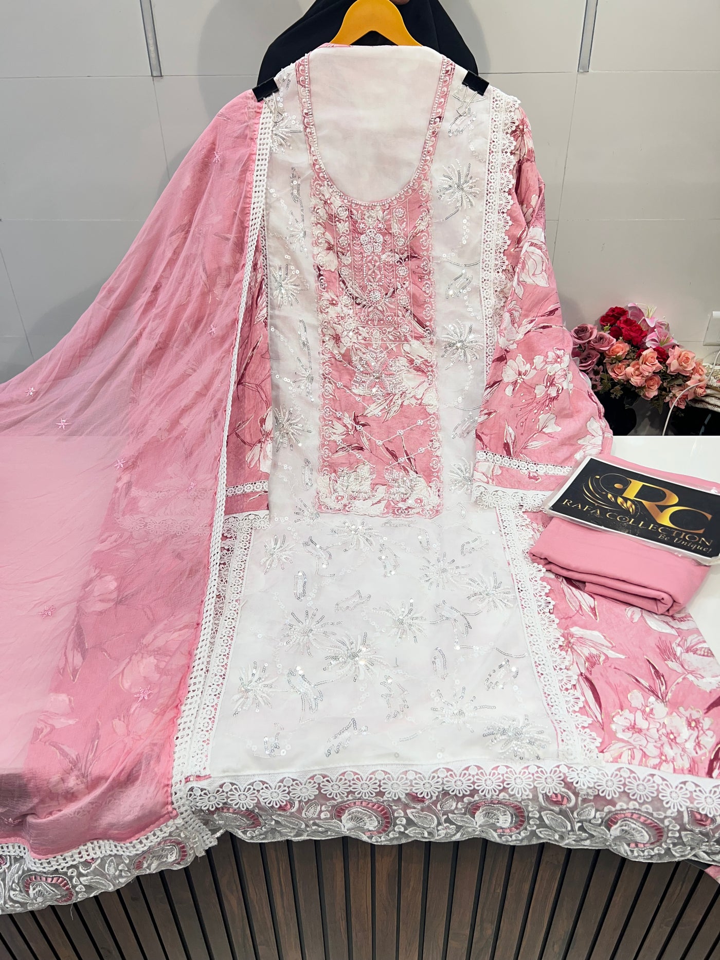 Cotton Handwork Suit 67270