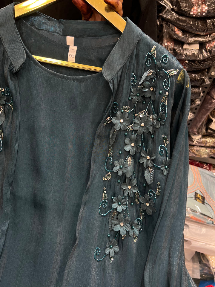 Shimmer shrug gowns 837