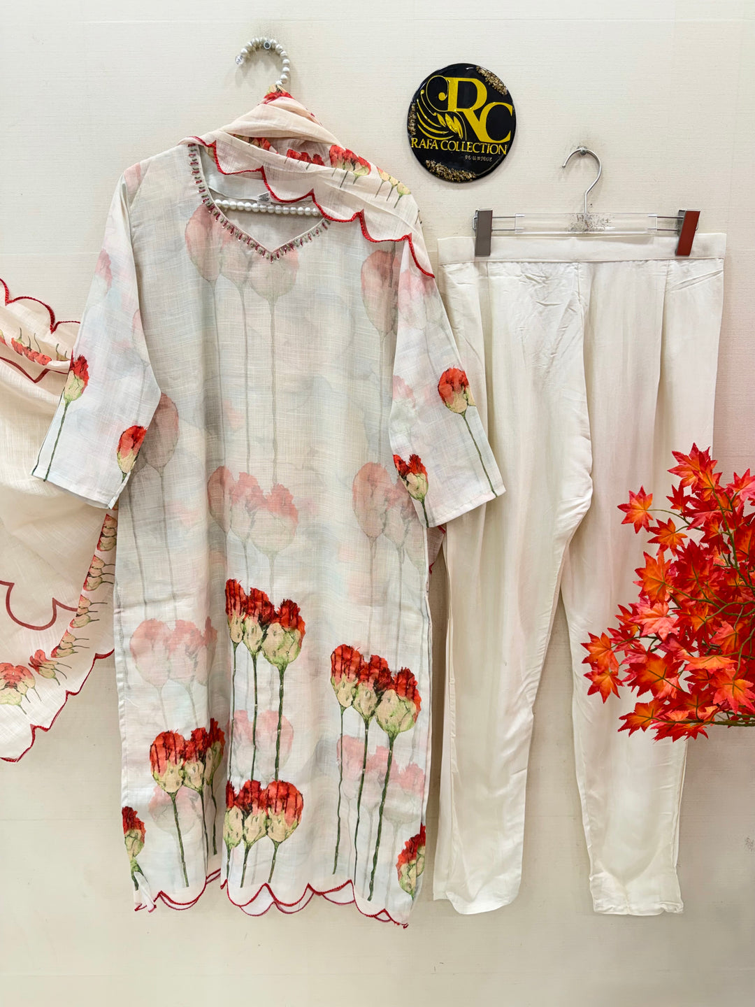 cotton embroidery suits