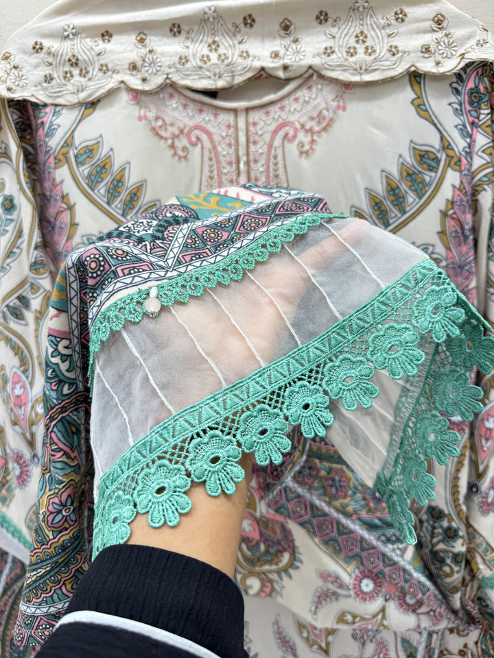 Cotton pakistani patch work suits