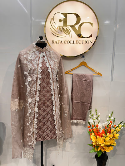 GEORGETTE JACKET SUIT  1184