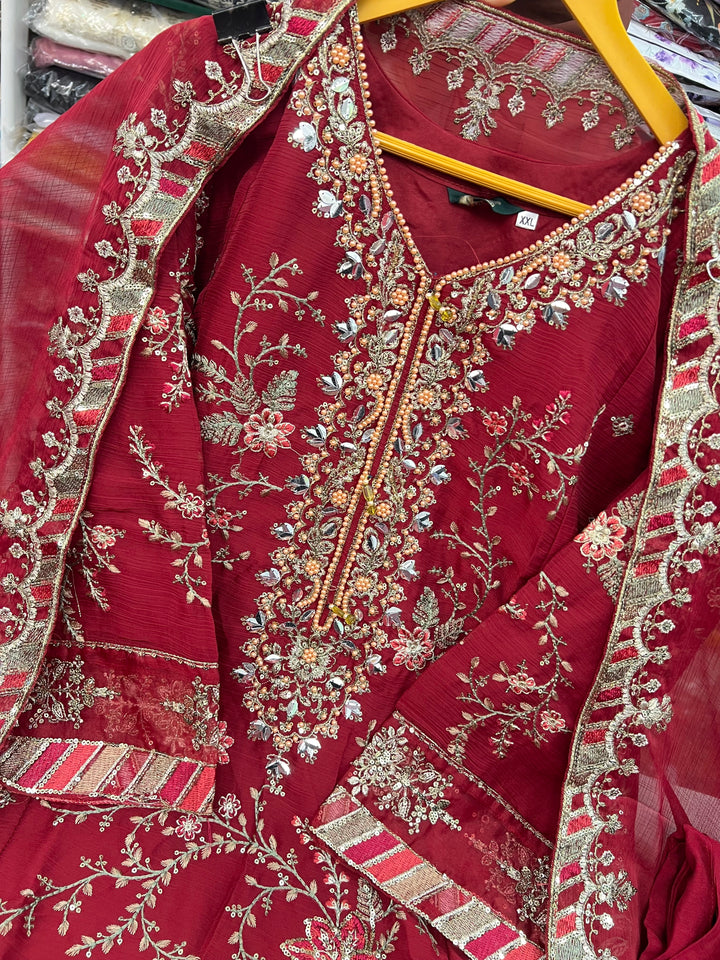 Pakistani handwork embellished collection 53473